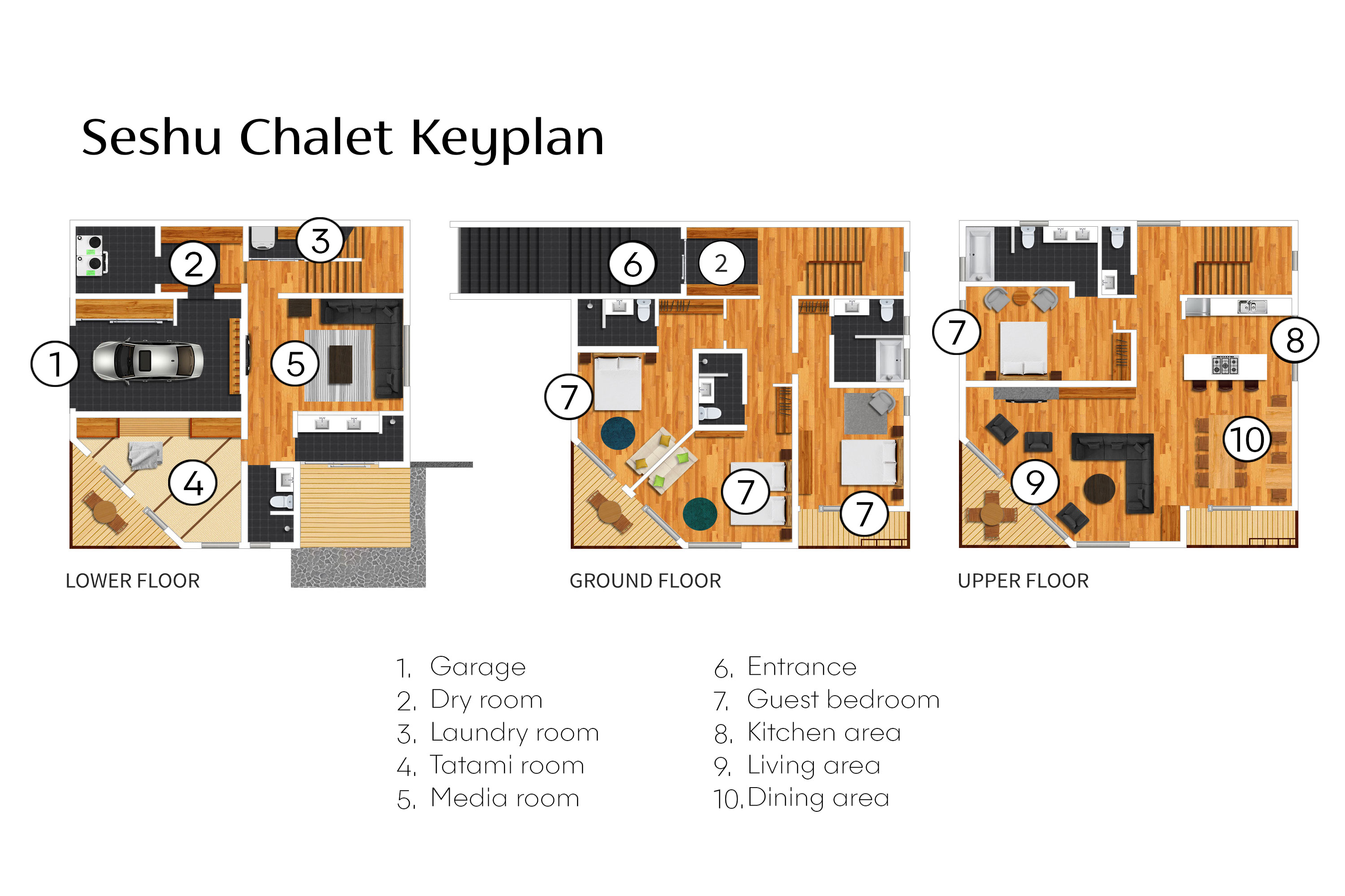 Seshu Chalet - Floorplan<br />